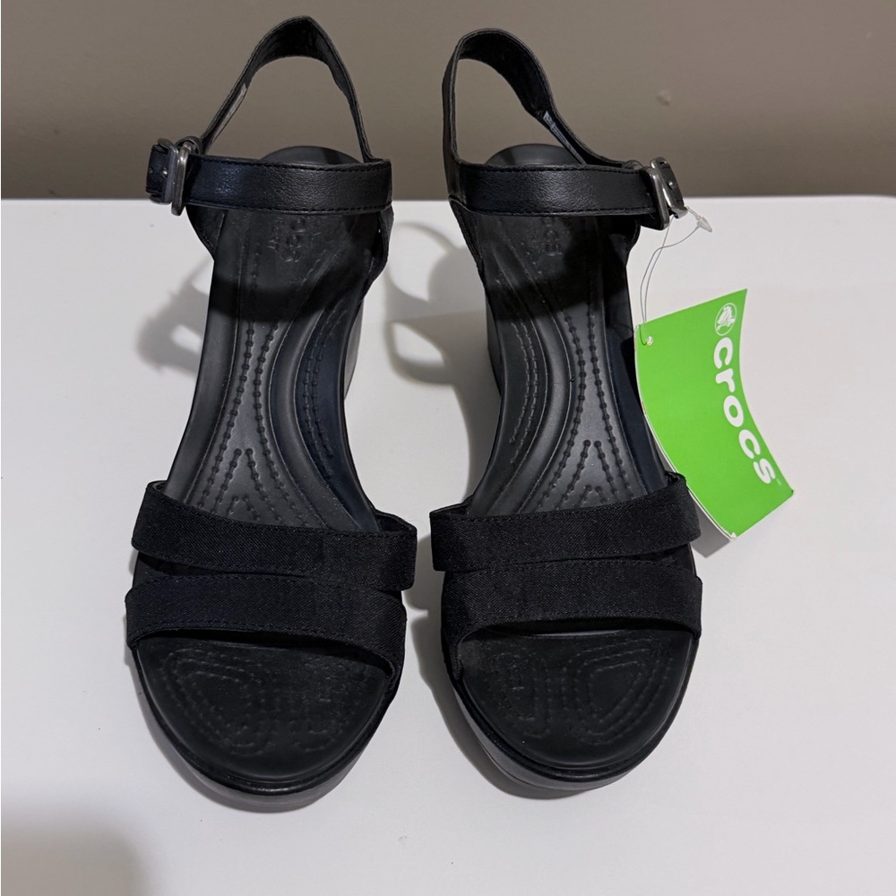 CROCS Women's Elegant Black Sandals